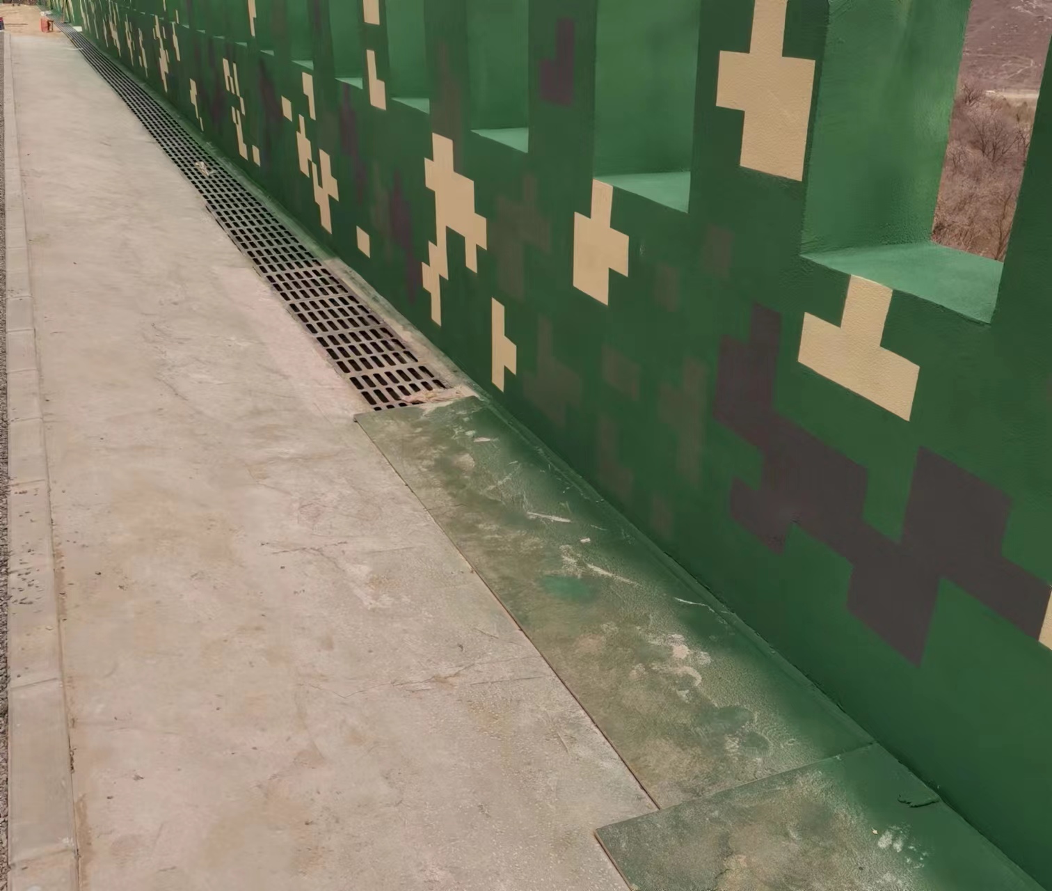 烟台围墙迷彩喷涂,数迷彩漆